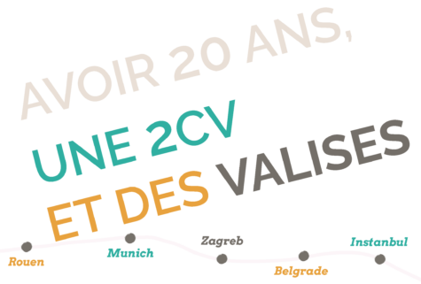 Carnet de voyage de Jacques Petit - Avoir 20 ans, une valise et une 2CV