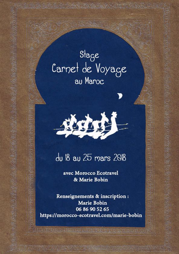 Marie Bobin - stage carnet de voyage Maroc - bouts du monde