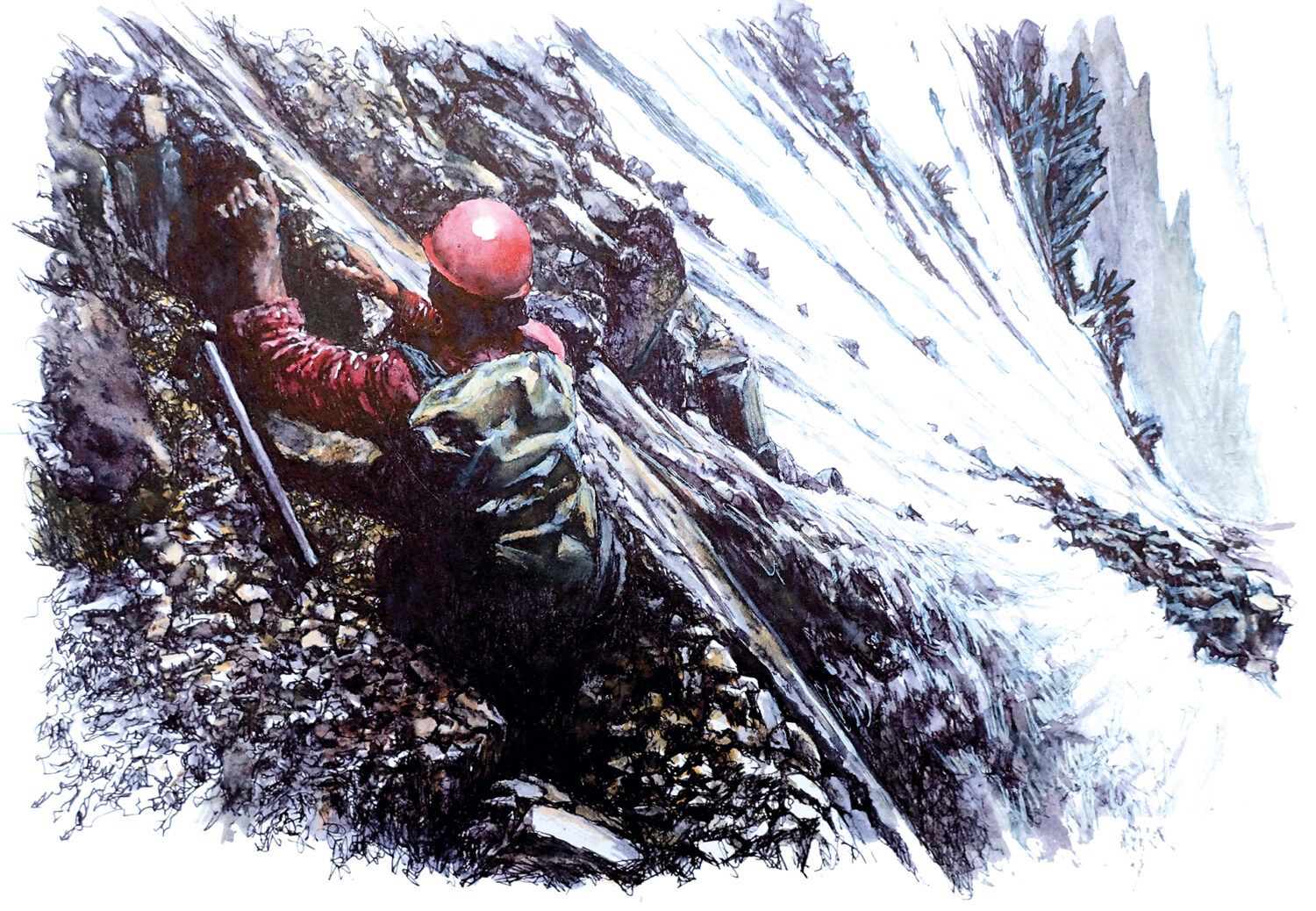Cristalllier du Mont-Blanc - Christophe Péray, par Etienne Druon