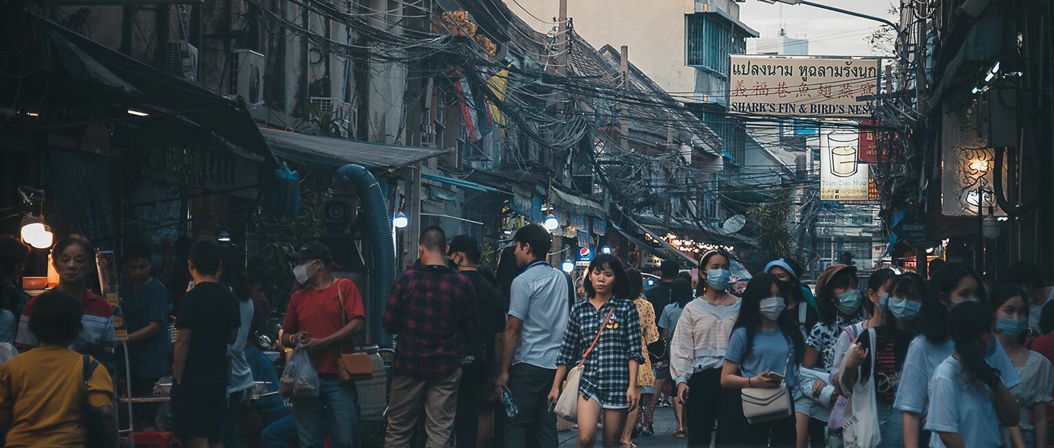 Les rues de Bangkok